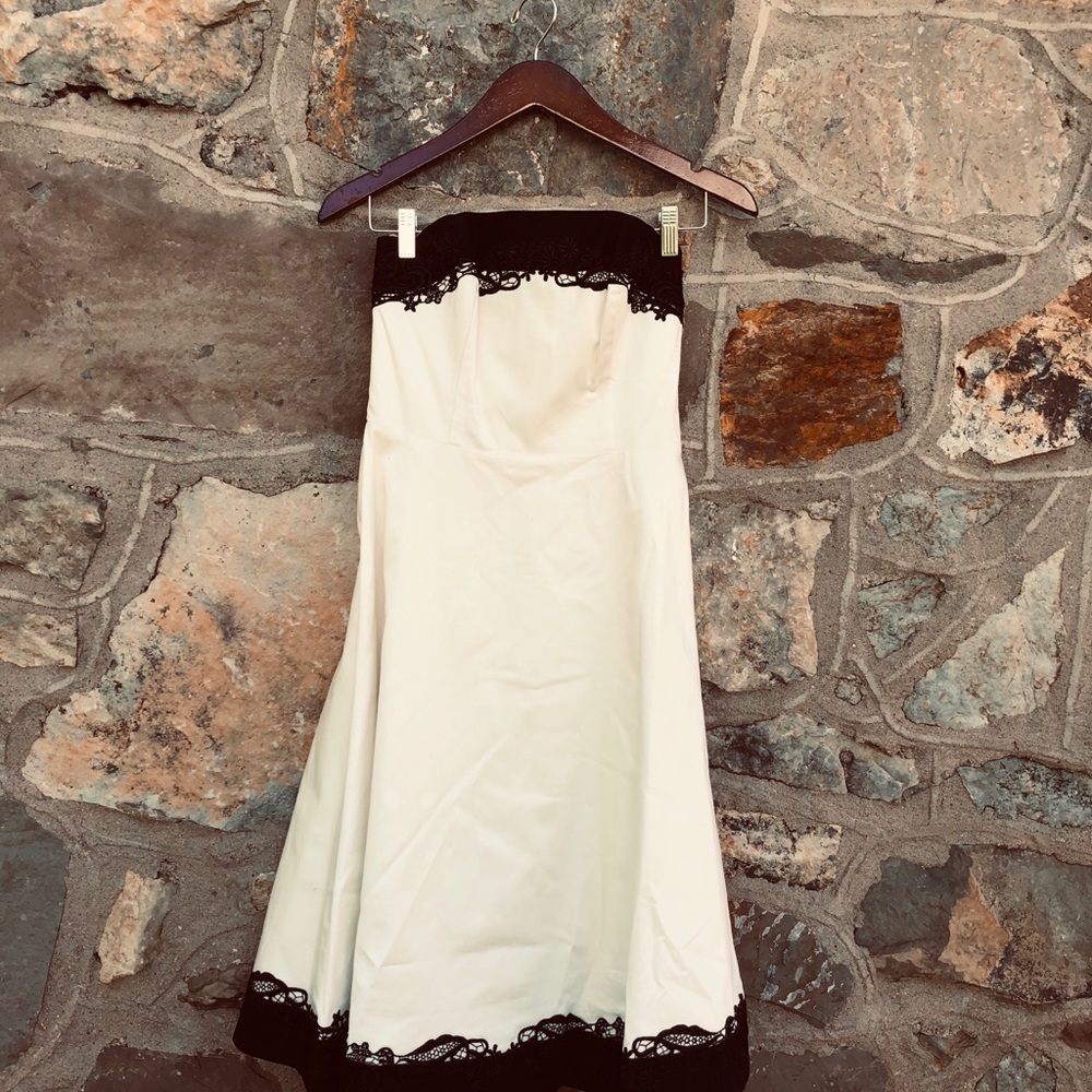 Black and White Cocktail Dress